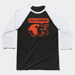 Tapir Horse Baseball T-Shirt